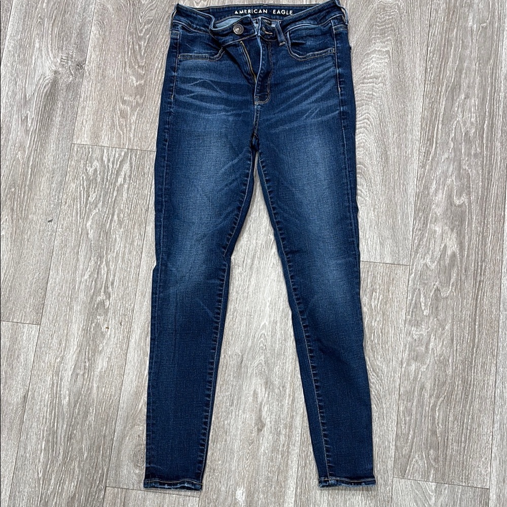 American Eagle Outfitters Women's Blue Jeggings